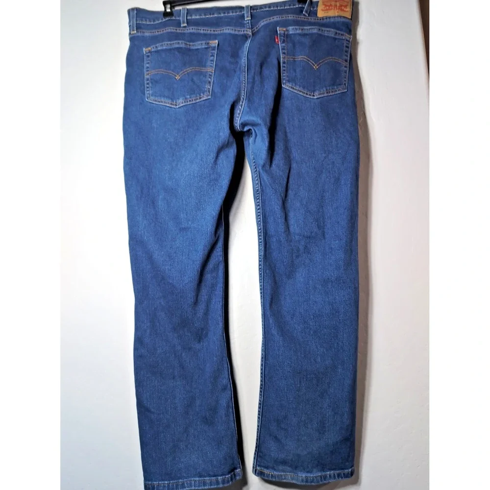Levi's 514 Men's 42 X 30 Dark Stretch Western Jeans Cowboy Straight Stretch